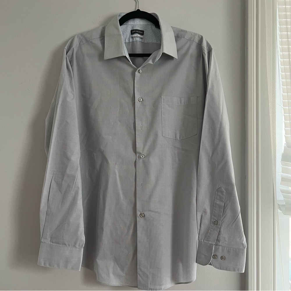 Van Heusen Classic Gray Dress Shirt